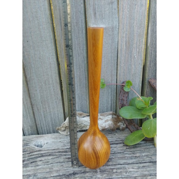 Vintage Longneck Hardwood Bud Vase, Romantic Gift For Women - Picture 10 of 10